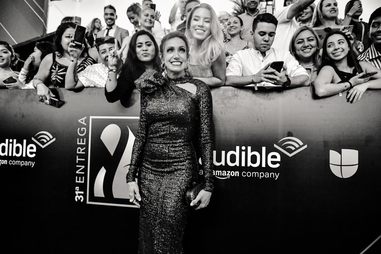 Lili no perdió oportunidad de convivir con sus seguidores.
<br>