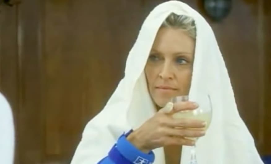 Después de tener un éxito regular en 'Desperately Seeking Susan', en el 2002 decidió protagonizar 'Swept Away', cinta dirigida por su entonces marido Guy Ritchie. Esta película, la cual es una secuela de la producción italiana 'Insólita aventura de verano' de 1974, fue un completo fracaso comercial y con la crítica.