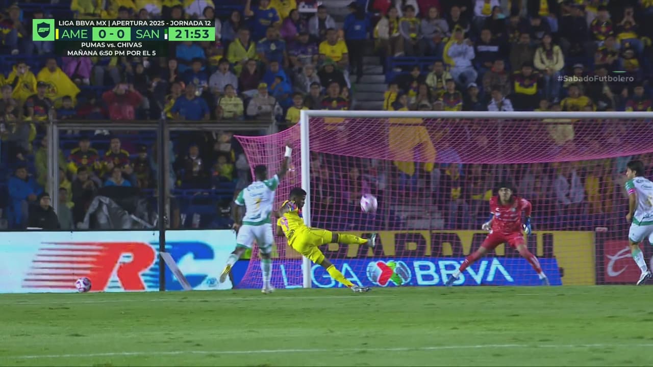 ¡Rebanón imperdonable! La Pantera falla una clarísima en el área chica