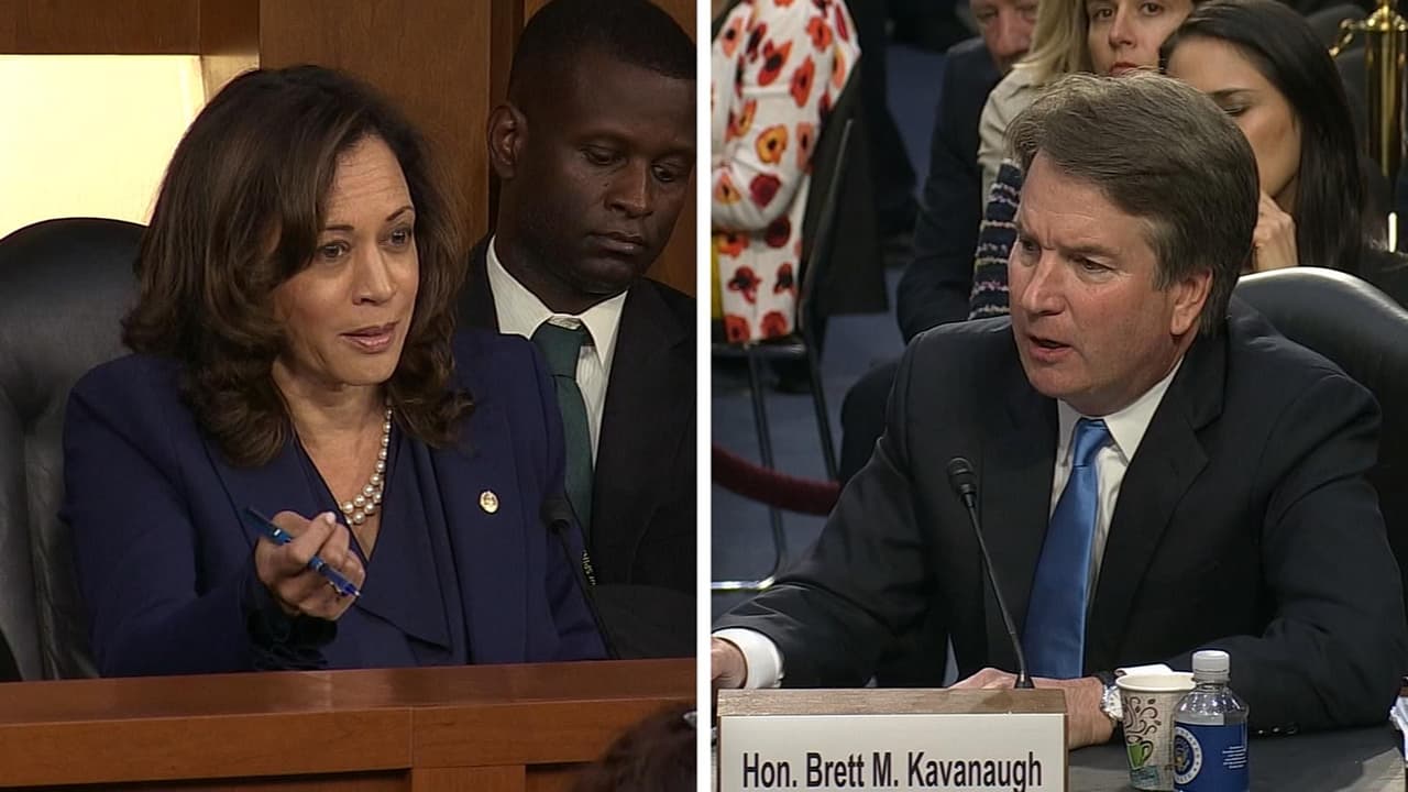 Los 4 momentos en los que la senadora Kamala Harris arrinconó al juez Kavanaugh 