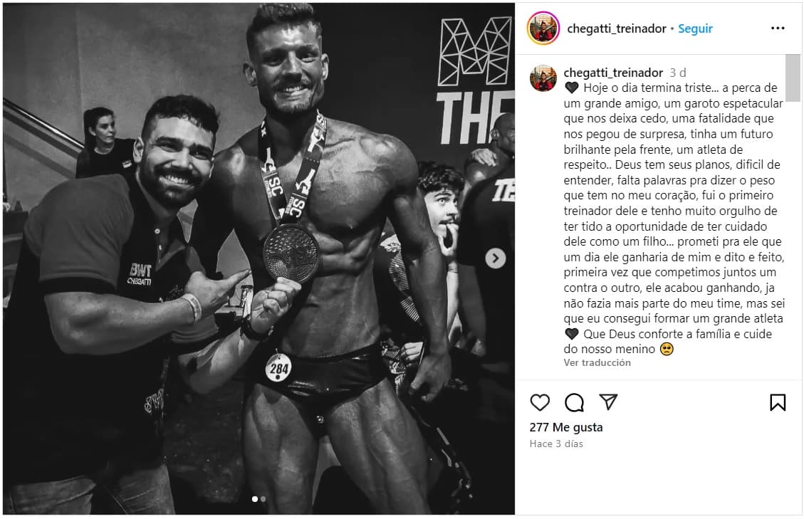 Exentrenador de Matheus Pavlak lo despide con emotivo mensaje.