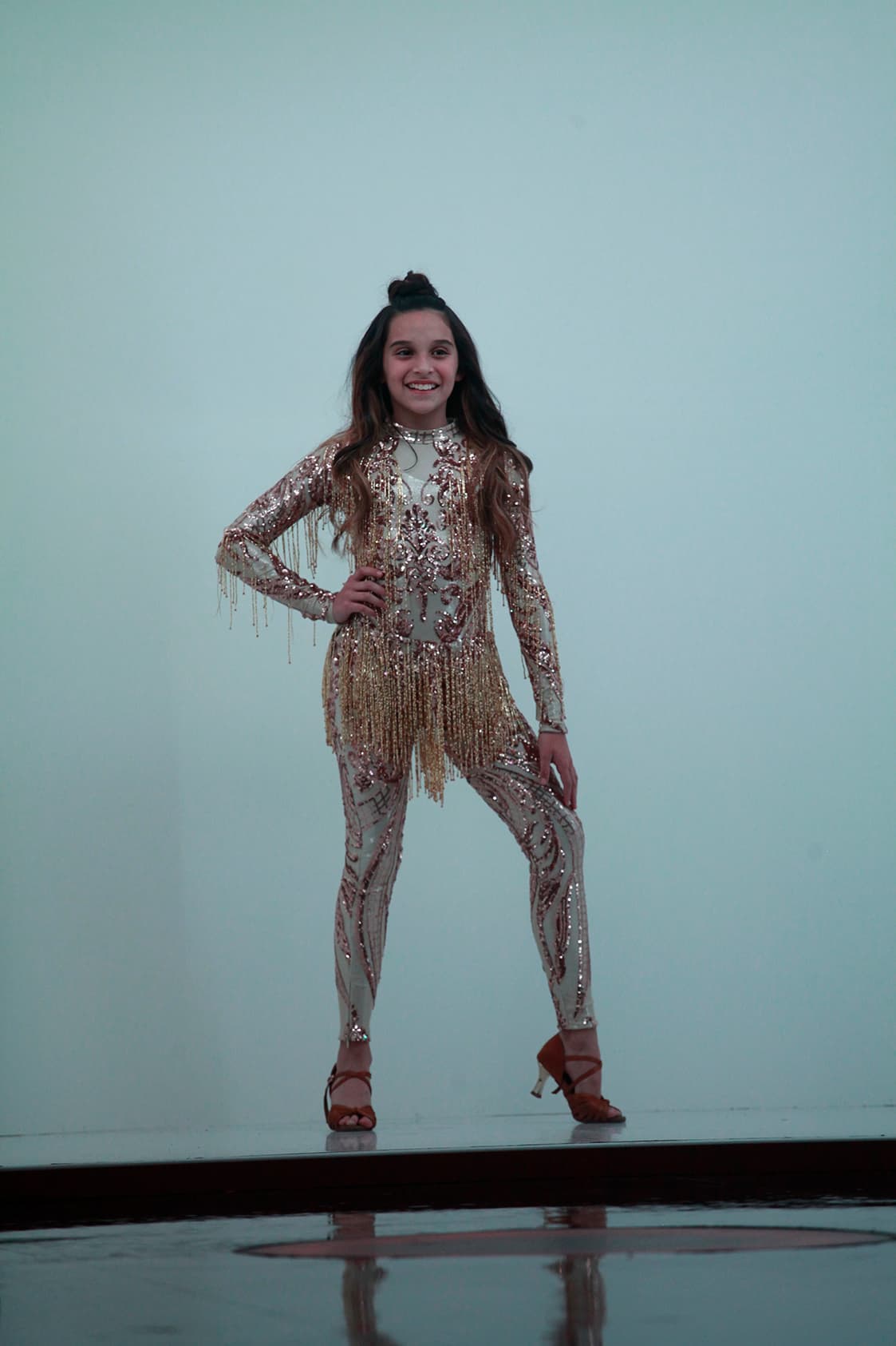 La integrante de 'Giovani y sus sacachispas' fue elegida por su escuadrón para representarlos en el reto de baile de este fin de semana.