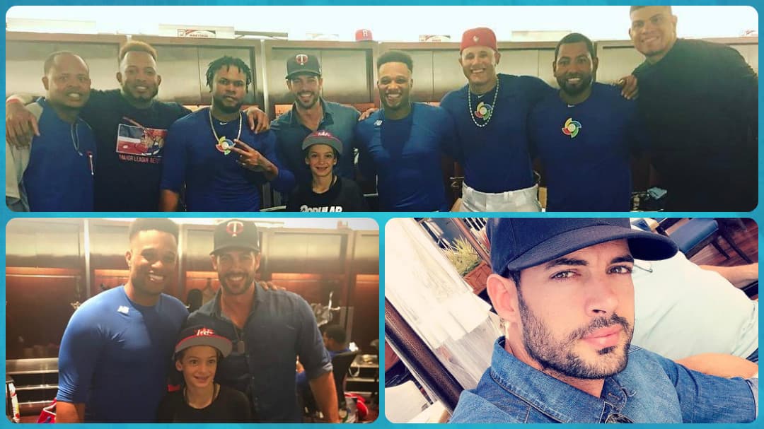 William Levy hereda la pasión del béisbol a su hijo 