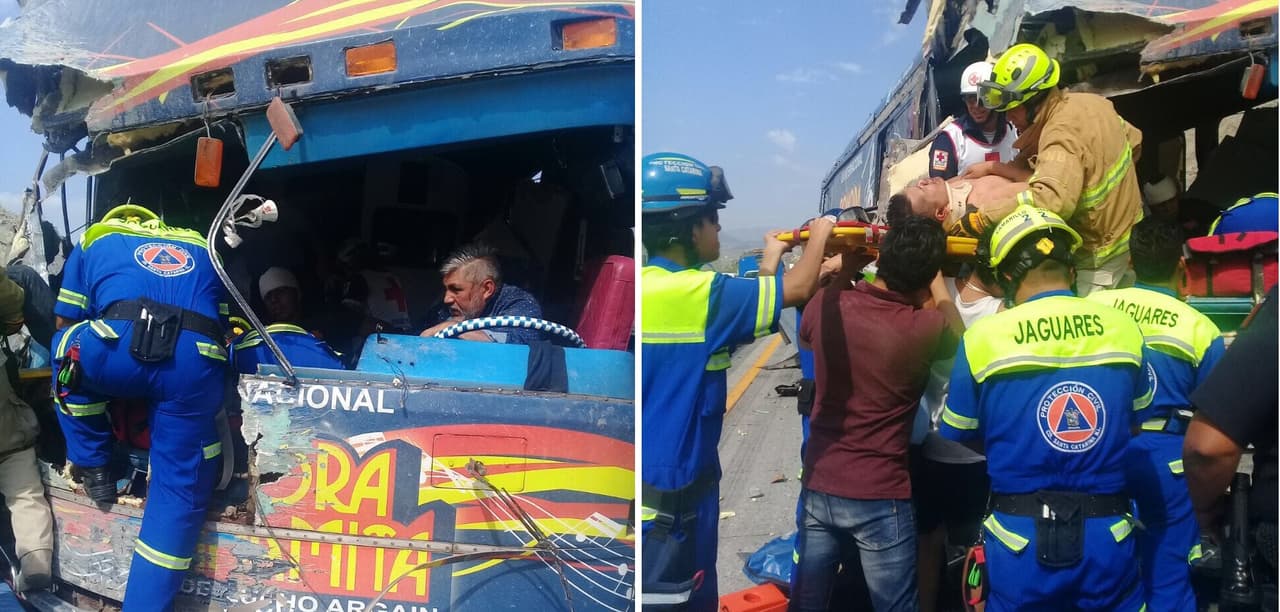 La Sonora Dinamita sufre terrible accidente automovilístico que deja 16 heridos