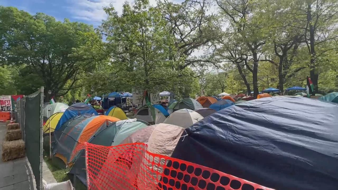 Situación en Chicago con las protestas pro-Palestina en universidades