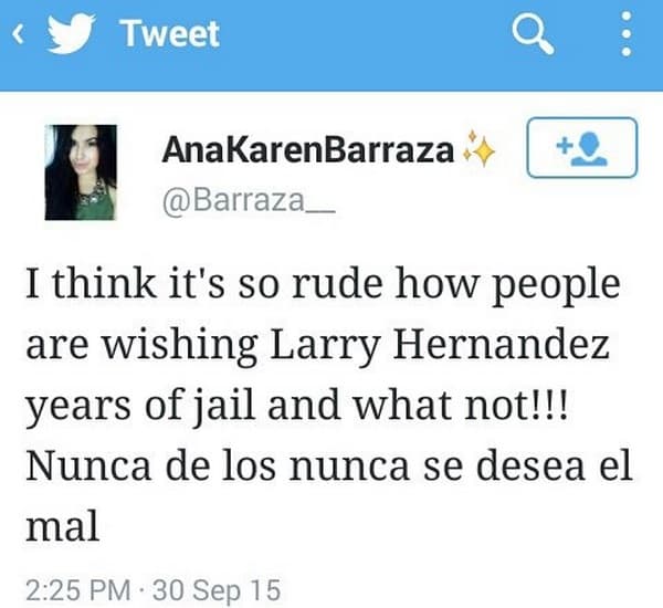 Larry puede sentirse seguro de que si tiene enemigos, también hay gente que lo apoyará en cualquier momento.