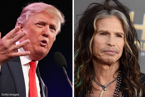Donald Trump ya no usará tema de Aerosmith para sus asambleas