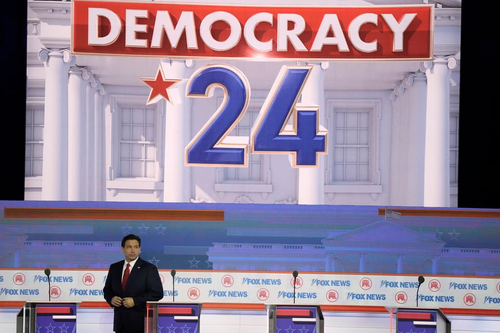 Ron DeSantis en el debate republicano
