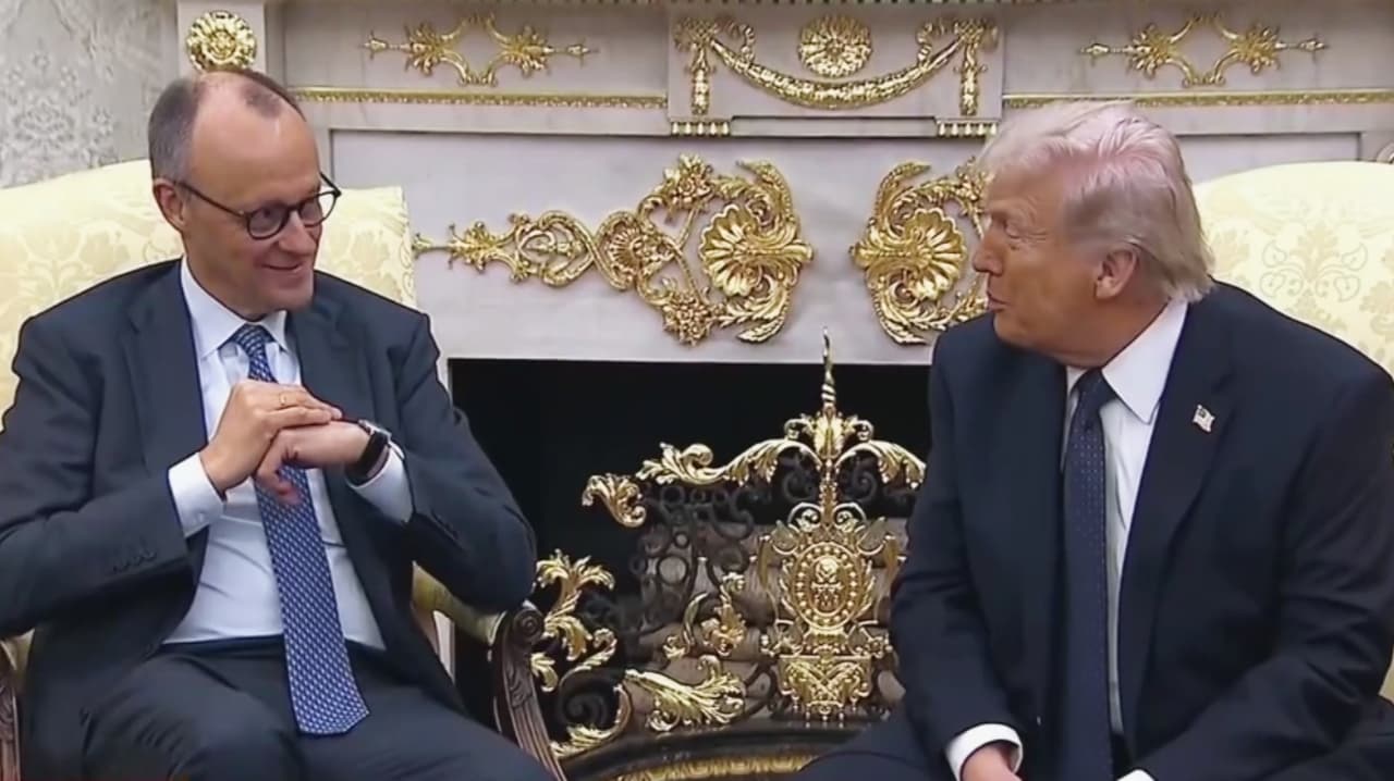 ¿Qué pasó hoy en la reunión entre el presidente Donald Trump y el canciller alemán Friedrich Merz?