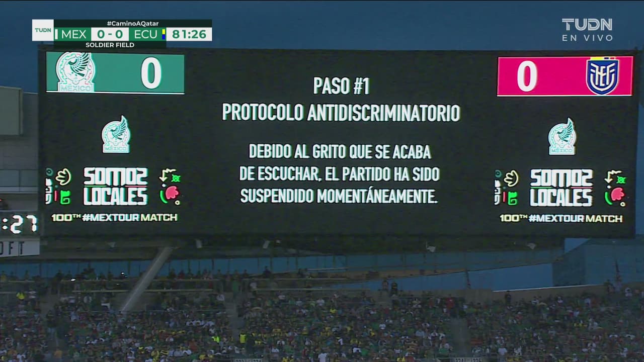 Aparece el grito homofóbico en el Soldier Field de Chicago durante el México vs Ecuador