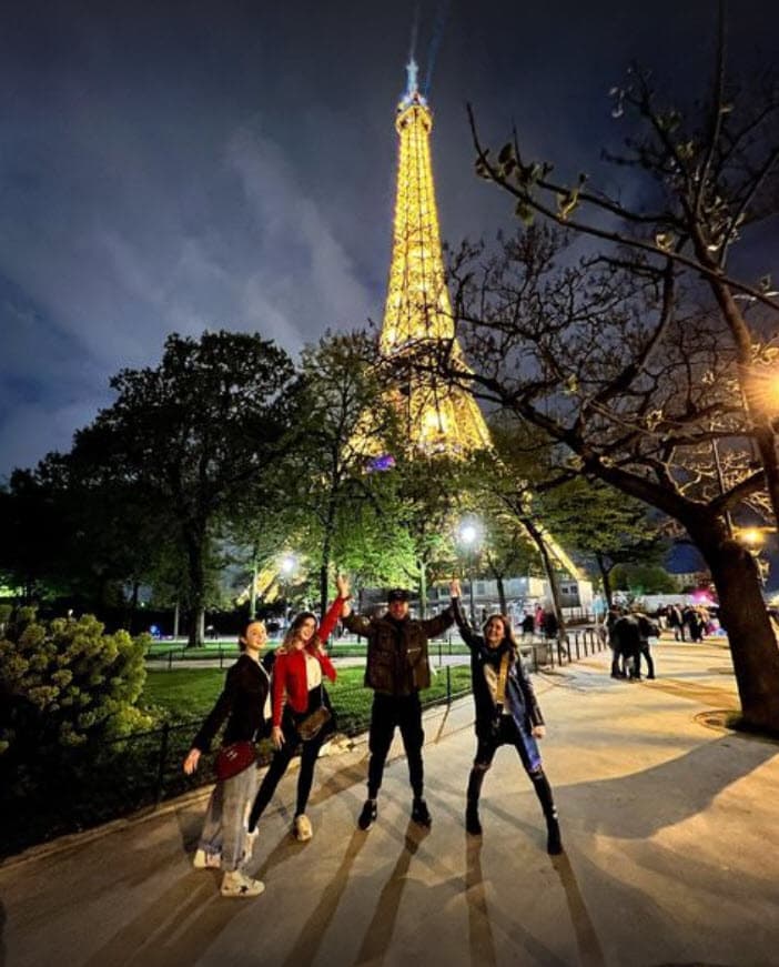 Andrea, Erik, Mía y Nina viajaron en las vacaciones de Semana Santa a países como Francia, Holanda y Bélgica. 
<br>