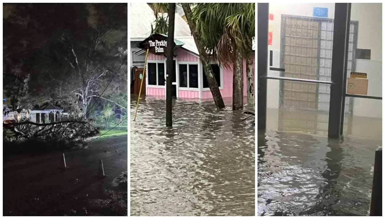 Huracán Debby arropa a Florida: fotos de las inundaciones y daños en Cedar Key y otras ciudades