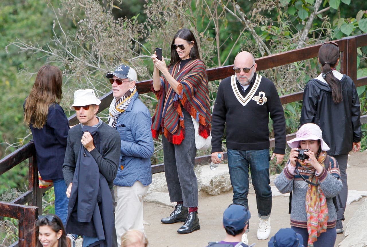 Demi se veía muy feliz.