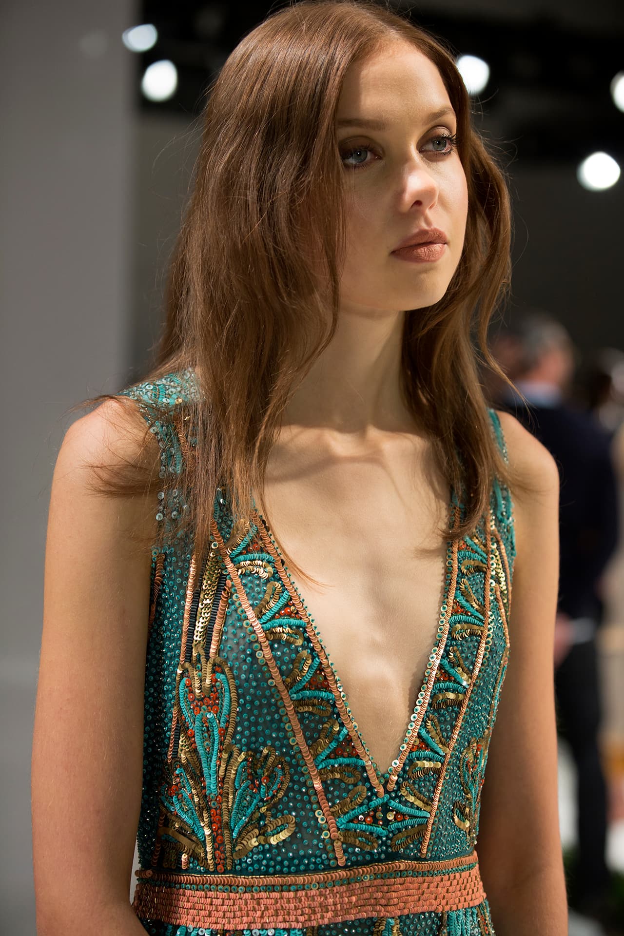 Prendas con apliques cargados y brillantes. Diseños Rachel Zoe. NYFW, Spring/Summer 2016 - 09/13/2015