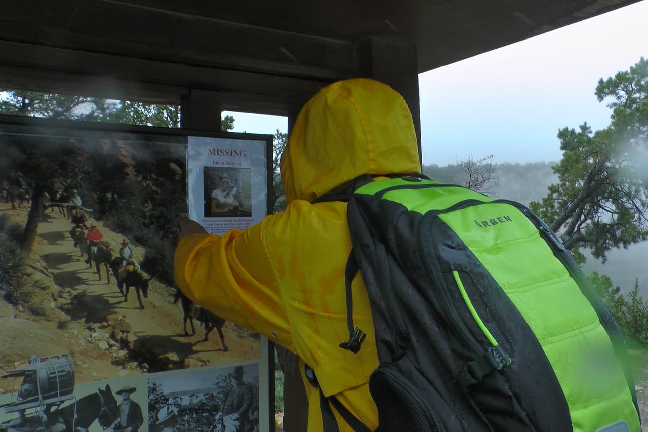 Zacarías se ha recorrido los miradores del lado sur del Gran Cañón de punta a punta.