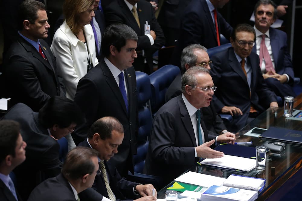 Renan Calheiros, presidente del Senado de Brasil