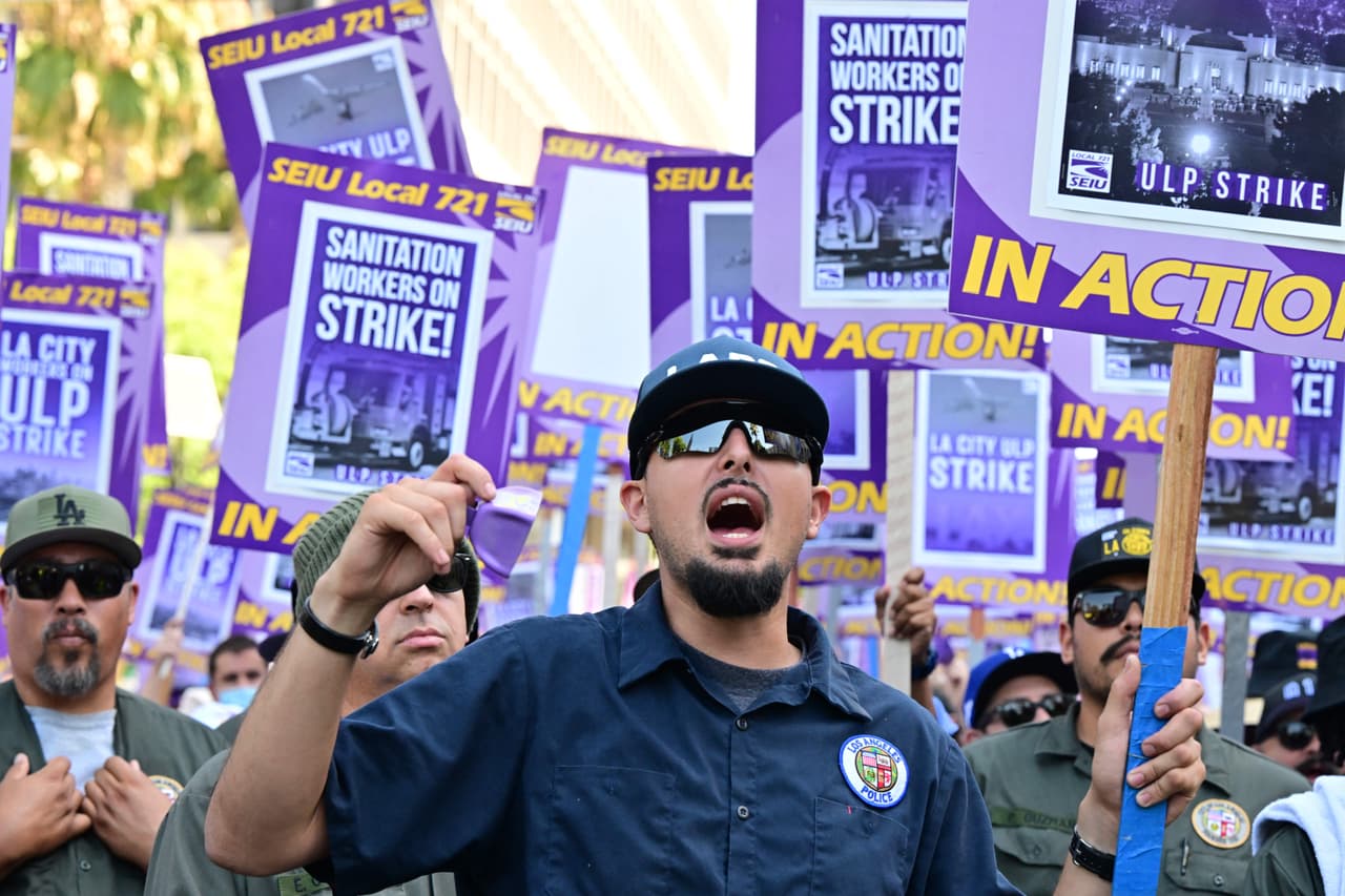 Qué se afecta en Los Ángeles con el paro laboral de más de 11,000 trabajadores públicos