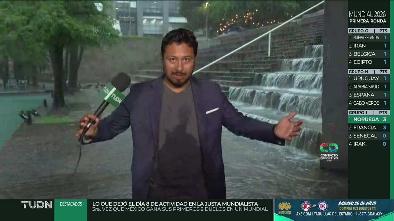 Tormenta en Monterrey preocupa previo al Japón vs. Túnez