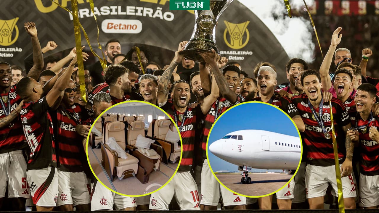 ¡Cómo reyes! En este avión volará Flamengo para el duelo vs. Cruz Azul