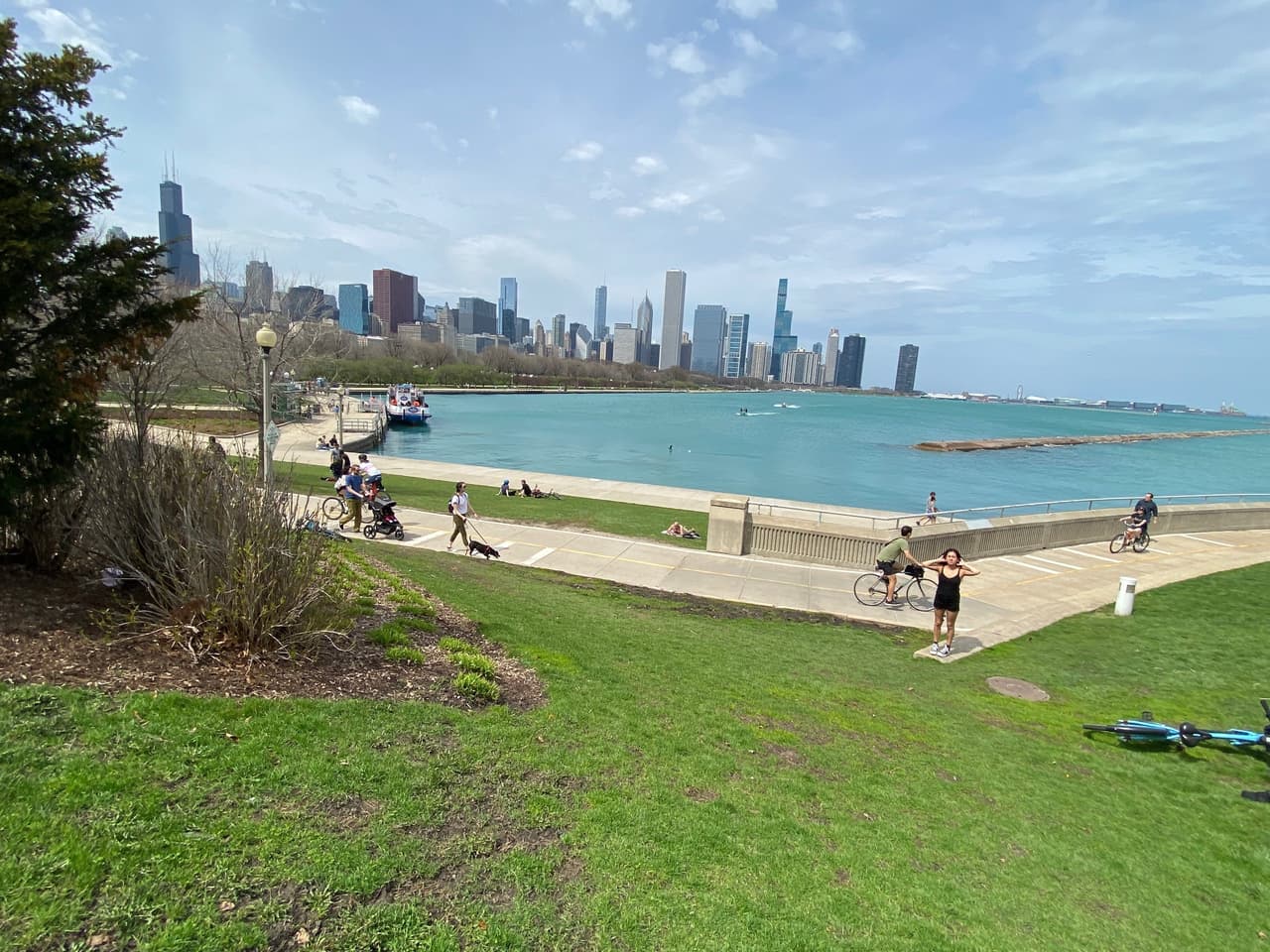 Habitantes de Chicago así disfrutaron del calor
