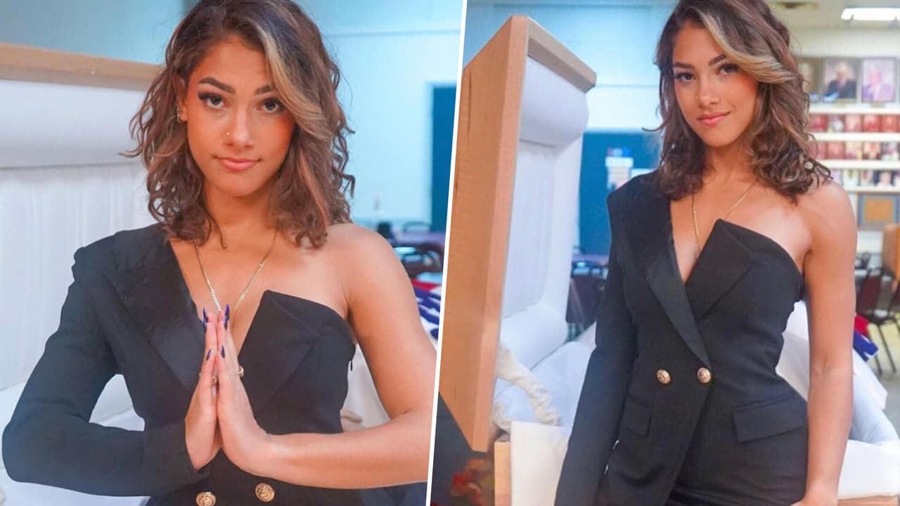 "Es simplemente vil": 'Influencer' publica fotografías posando frente al ataúd de su padre 