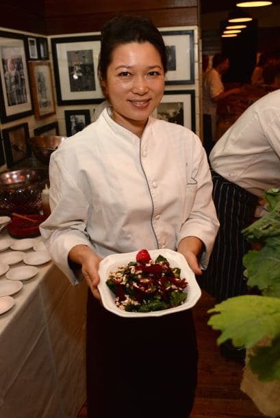Así es como lució una deliciosa ensalada hecha con vodka orgánico.
