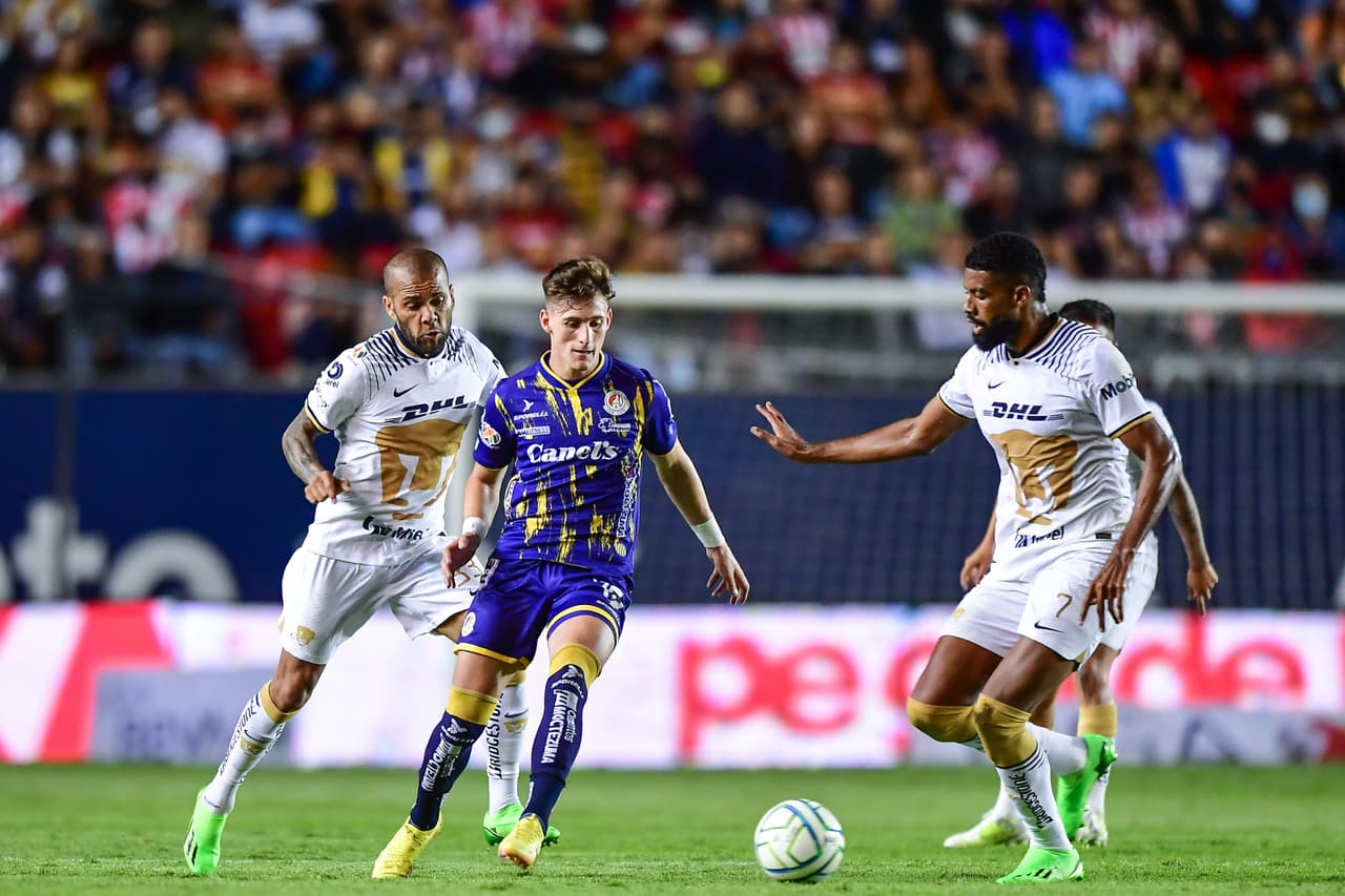 Atlético de San Luis remontó y venció 3-2 a Pumas con un hat-trick de Abel Hernández en la Jornada 9 del Apertura 2022; Eduardo Salvio marcó un doblete.