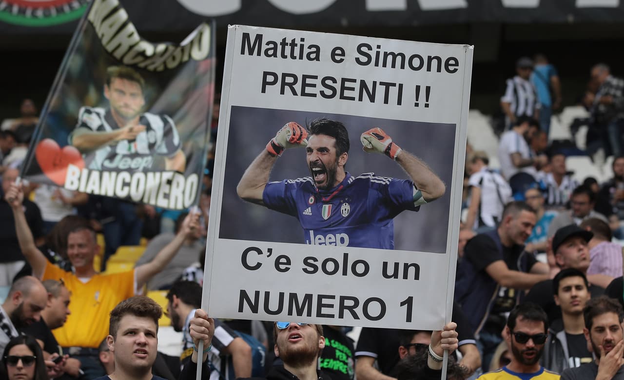 Muchas de las expresiones para Buffon emitían un agradecimiento gigante.