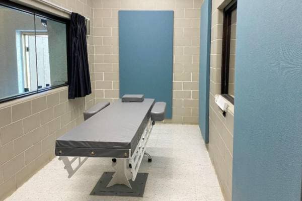 El área de ejecución de Aaron Gunches.