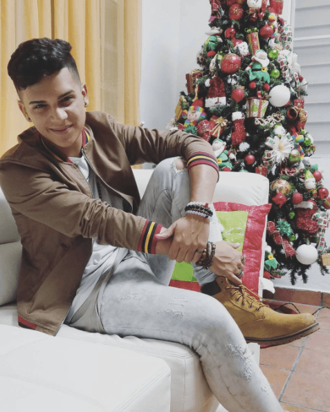 El talentoso Fabyan Sánchez, finalista de La Banda 2016, ya regresó a Puerto Rico y desde allí deseó felicidad a todos.