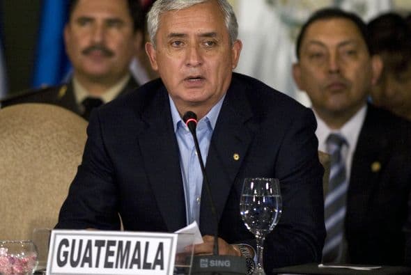 El presidente de Guatemala, Otto Pérez Molina ocupa el quinto lugar en el ránking de popularidad con el 66%.