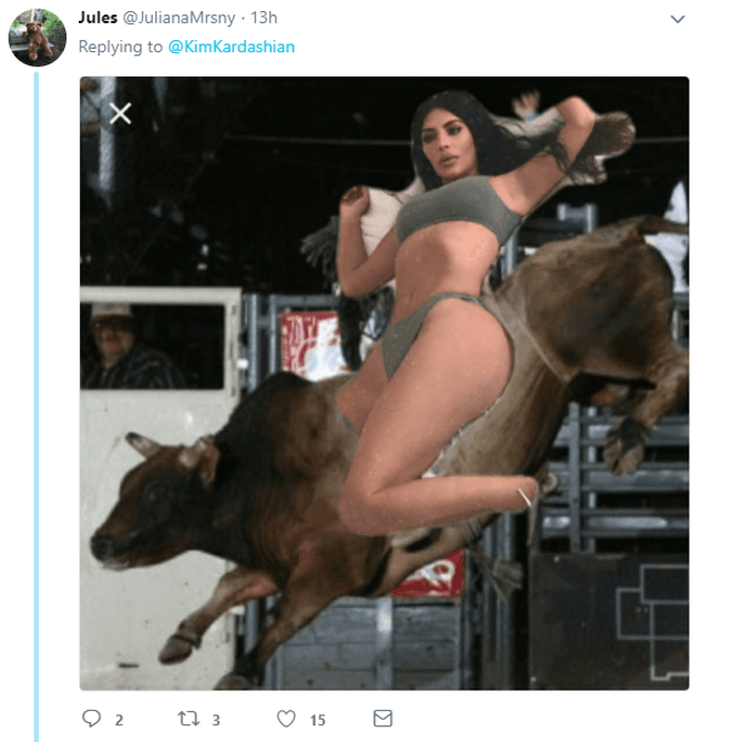 Así respondieron los seguidores de Kardashian.