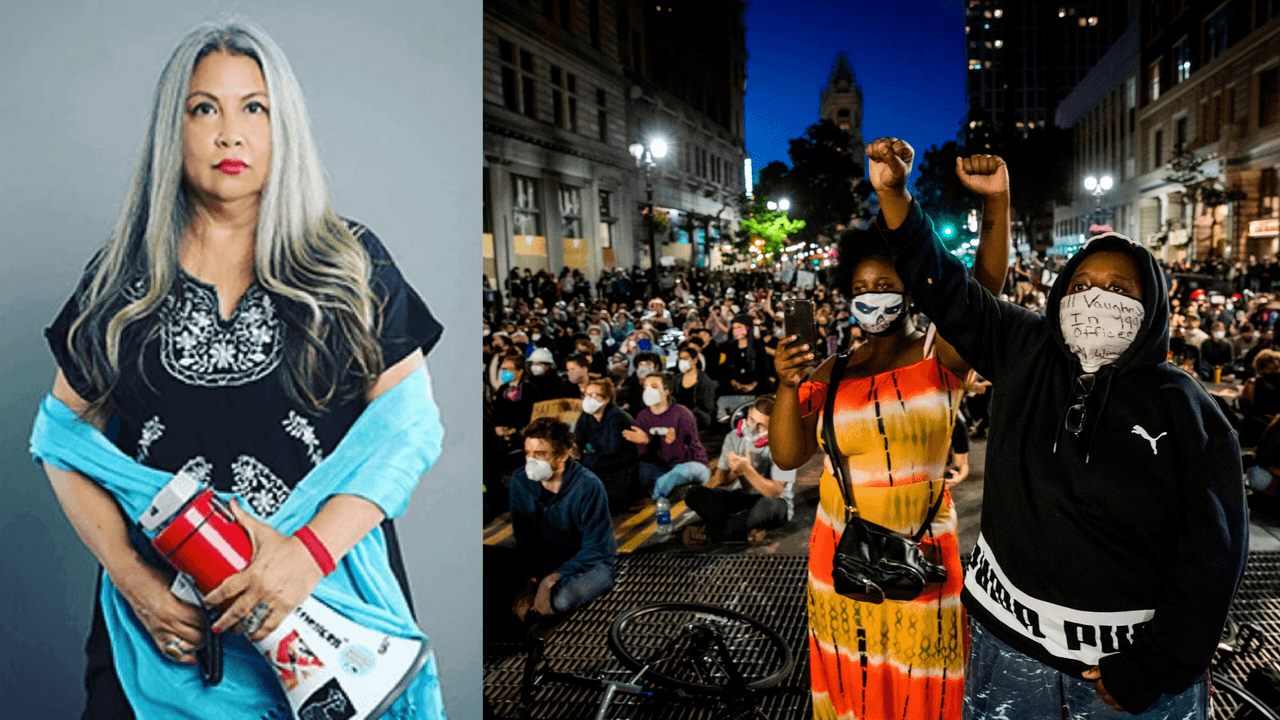 Esta candidata hispana está en la primera línea de las protestas por los derechos de los afroestadounidenses