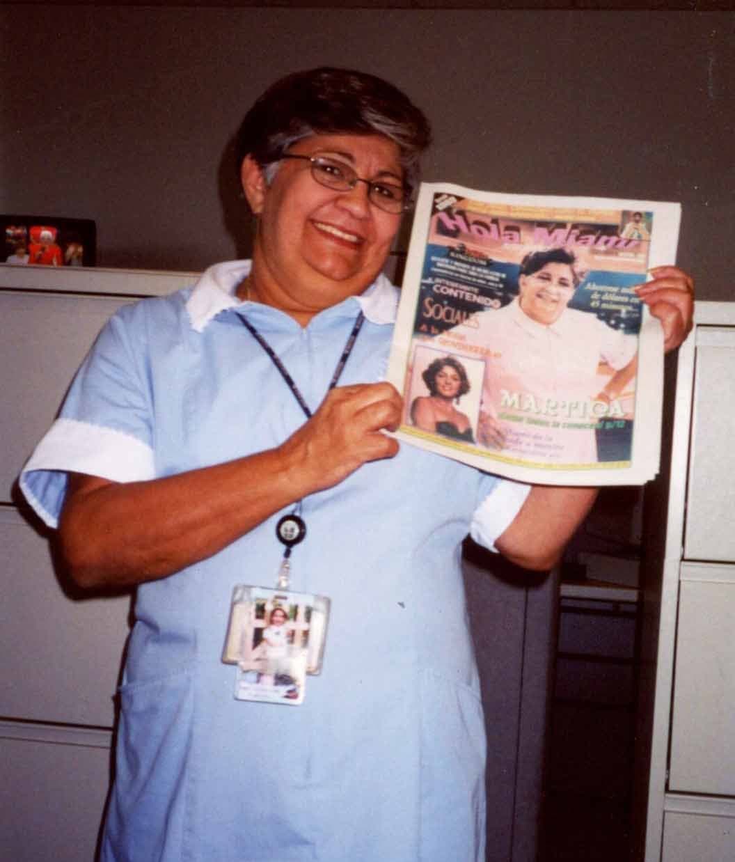 Fue en el verano del año 1989 cuando Marta Martín-Carrera Ruiz llegó a Univision para trabajar en un segmento llamado 'TV mujer' en el show del Chef Pepín.