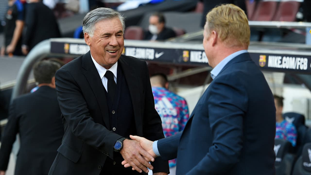 Ancelotti se dice molesto por agresiones a Koeman y muestra su apoyo