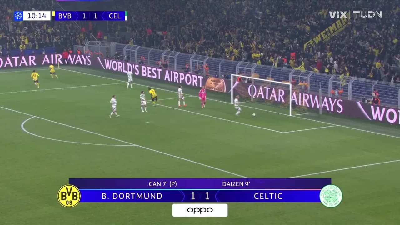 ¡Adeyemi no perdona! Karim regresó la ventaja al Dortmund