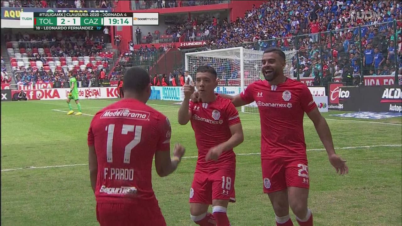 ¡Gran triangulación! Leo Fernández le da la vuelta al partido 2-1