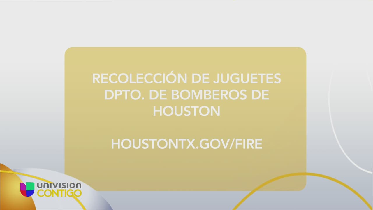 Consejos de seguridad y una colecta de juguetes para los niños de Houston