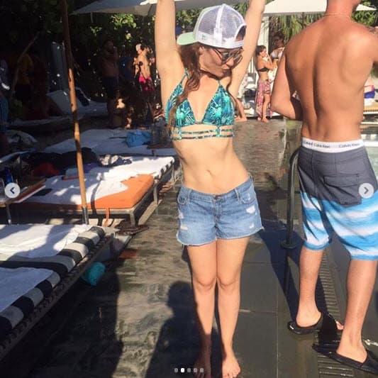 Además, publicó una serie de imágenes que muestran los cambios drásticos de peso que tuvo y su actual recuperación.