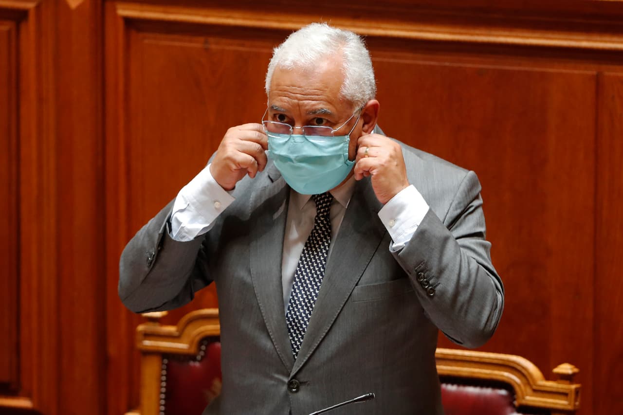 Antonio Costa, primer ministro de Portugal, durante un debate en el parlamento en Lisboa, el 7 de mayo.