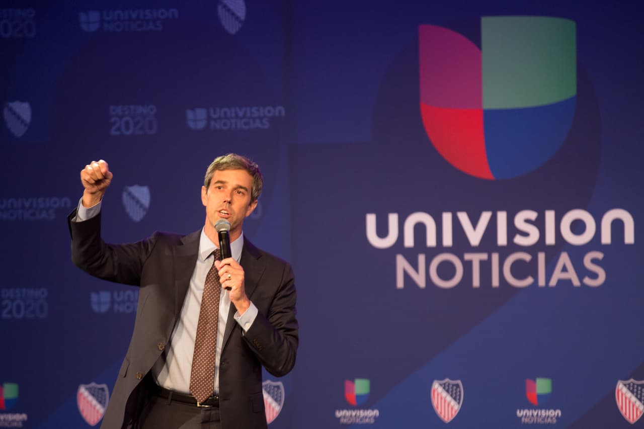 La inmigración fue uno de los temas en que mas ahondó Beto O'Rourke en sus intervenciones en el foro en Milwaukee.