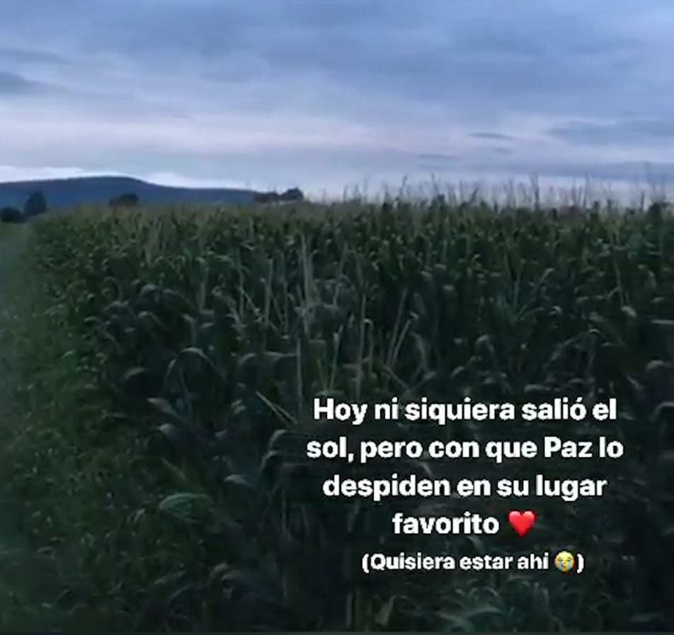 Sin embargo, en sus historias de Instagram compartió algunas imágenes para 
<b>expresar su pena por la sensible pérdida familiar</b>.
<br>