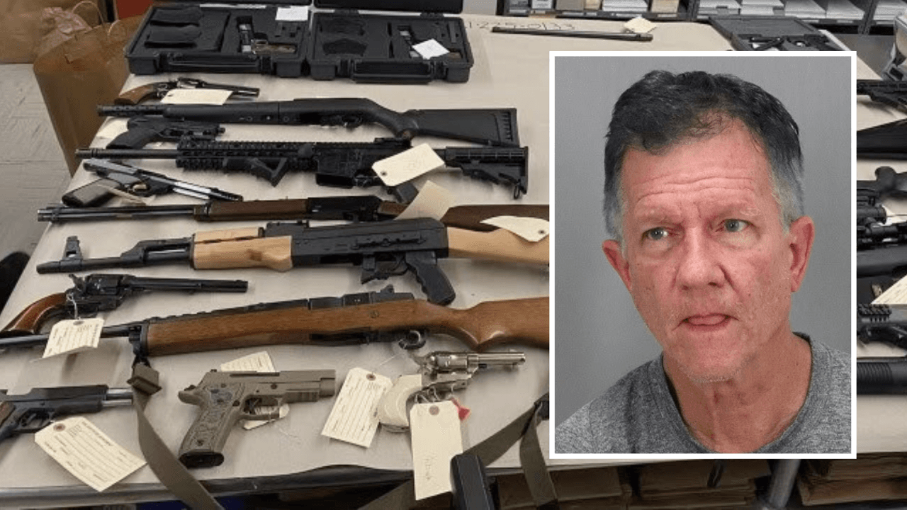 Arrestan a hombre que tenía un arsenal y metanfetamina lista para su venta