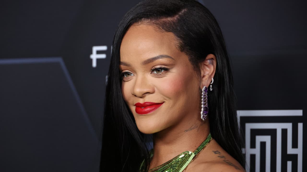 Rihanna muestra la carita de su bebé por primera vez: ya es una estrella en TikTok