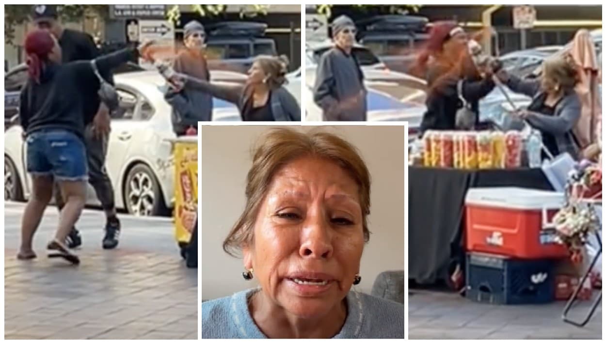 Vendedora ambulante que enfrentó con tajín a su agresora en Los Ángeles recibe más de $110,000 