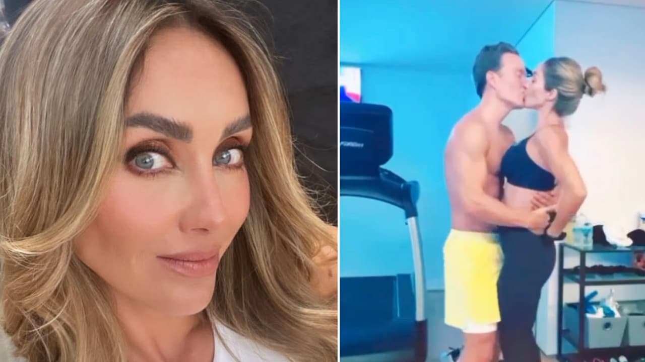 Los románticos besos de Anahí y su esposo: es la primera vez que se dejan ver así ante sus fans