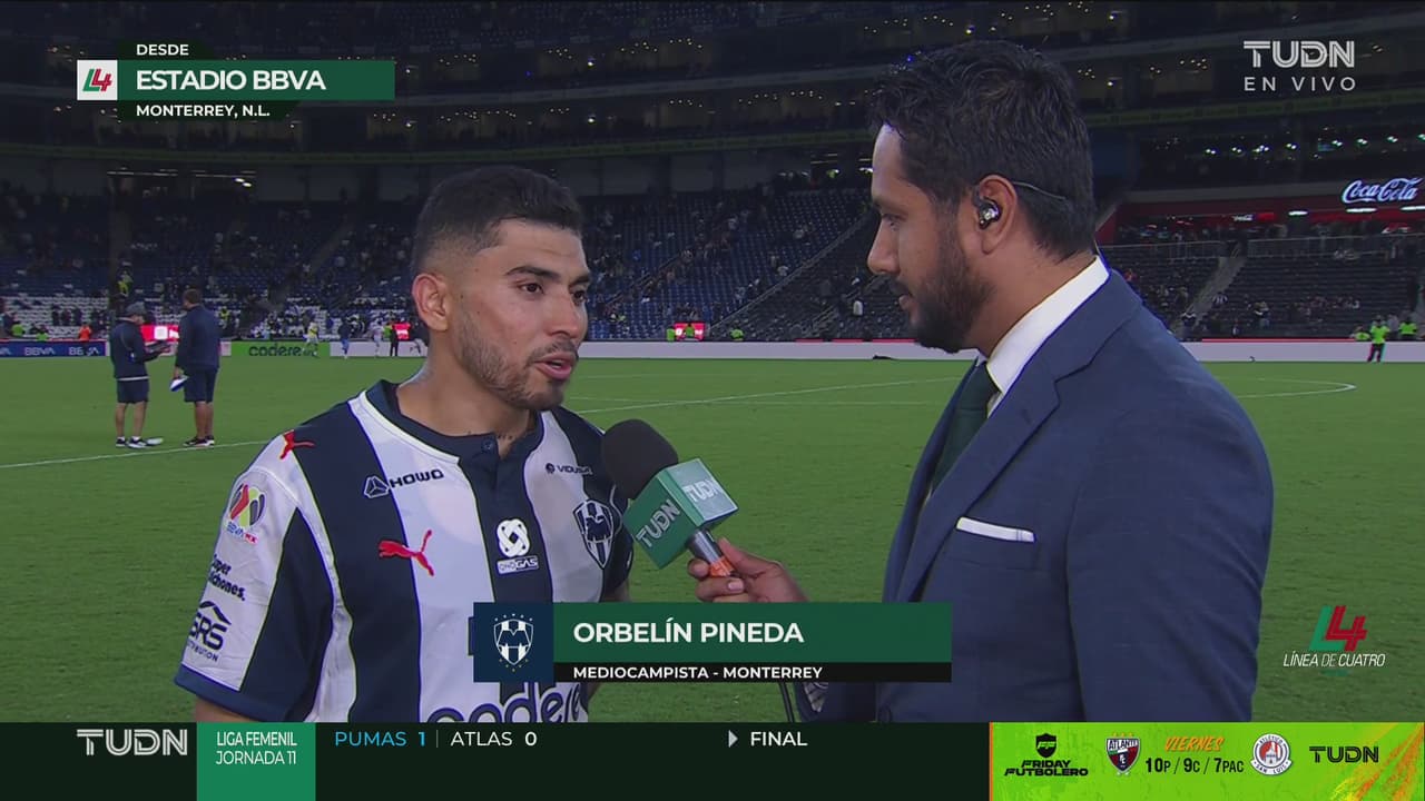 Orbelín Pineda reconoce que Monterrey no ha sido regular