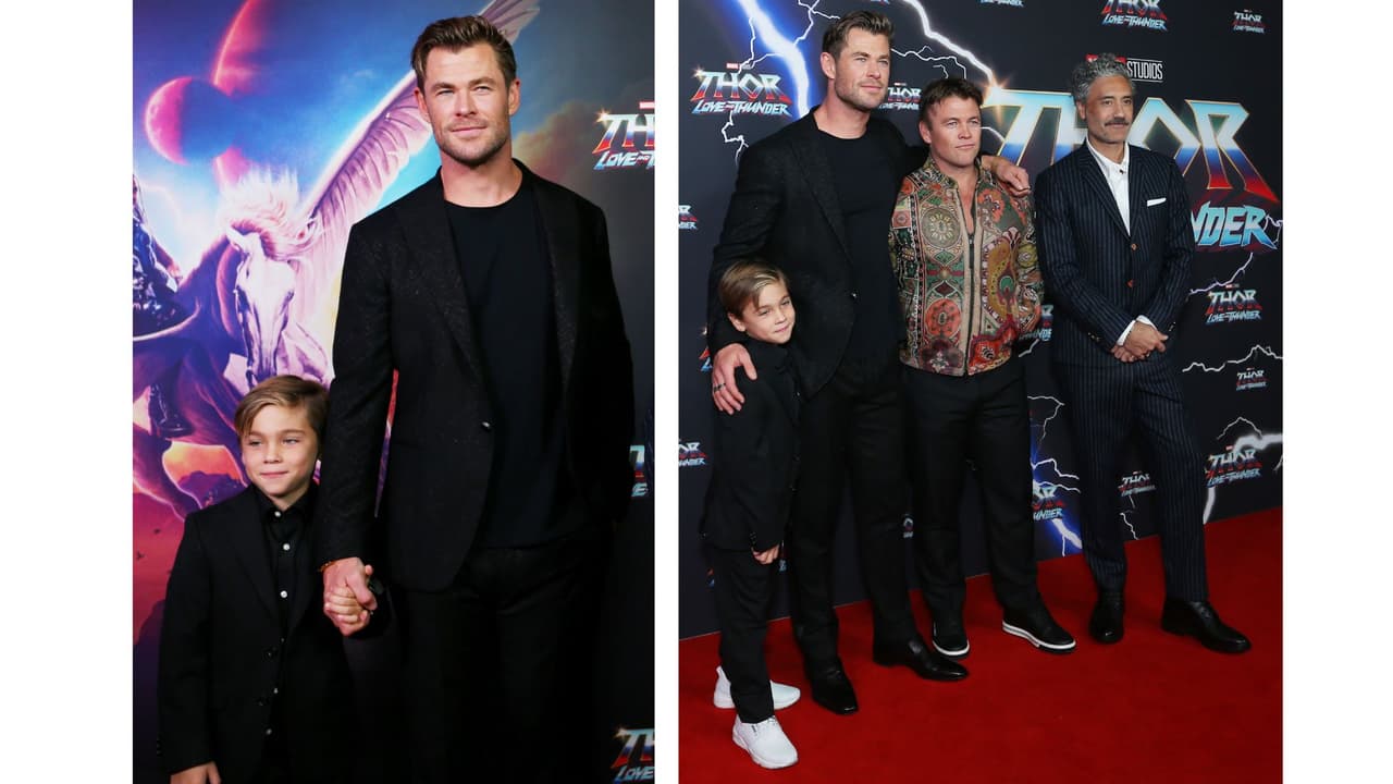 Chris Hemsworth y su hijo Sasha