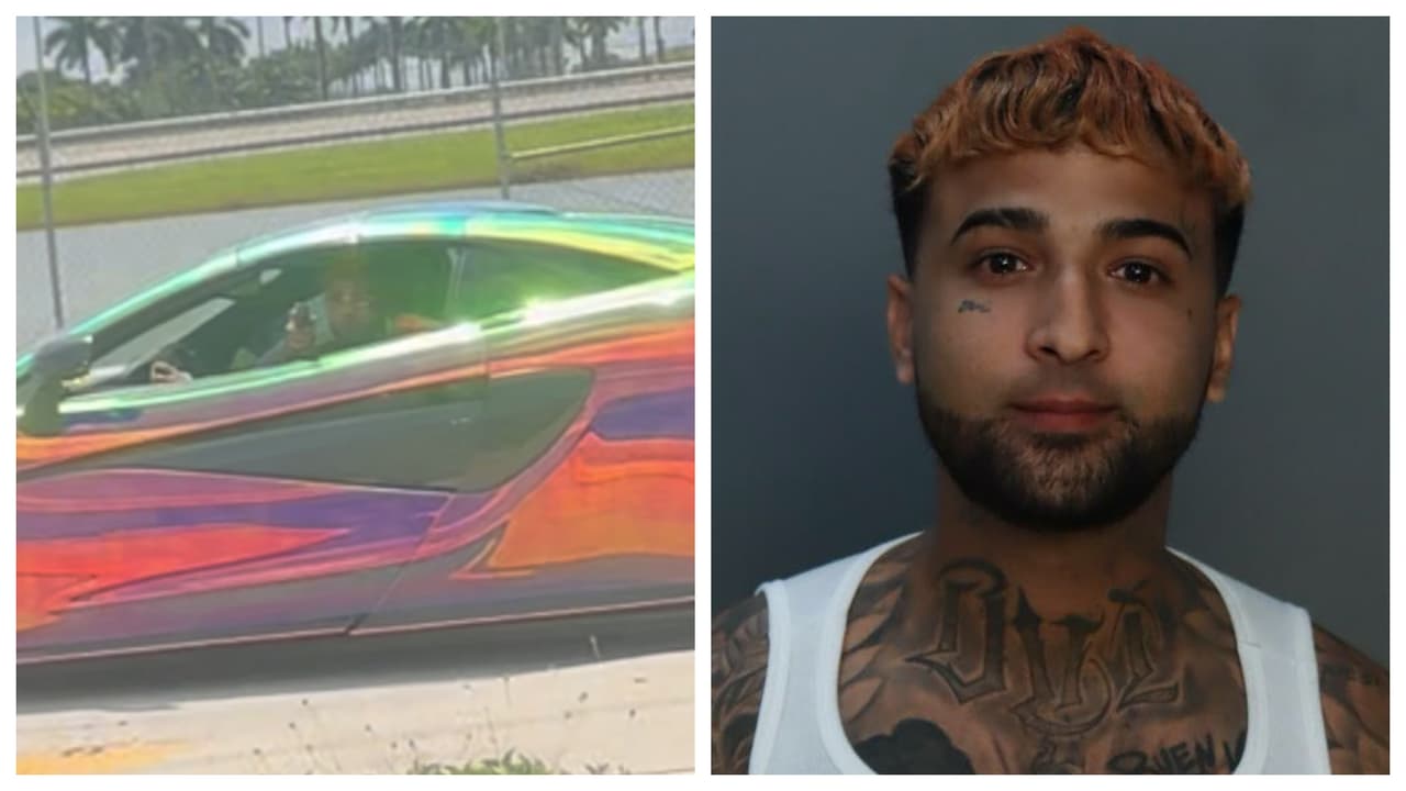 Autoridades anunciaron el arresto del rapero y cantante cubano Ovi, cuyo nombre real es Ovidio Crespo, acusado de amenazar a un conductor con un arma de fuego en la autopista Turnpike a la altura de la calle 8 en Miami-Dade. Un televidente envió a Noticias 23 el video del incidente que condujo al arresto.