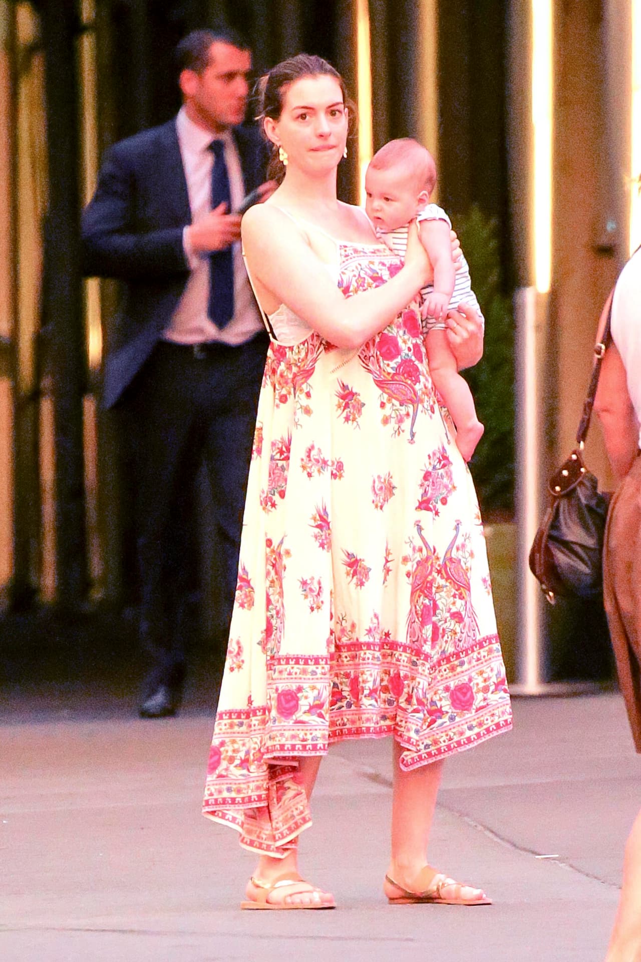 La actriz salió a pasear por las calles de Manhattan.